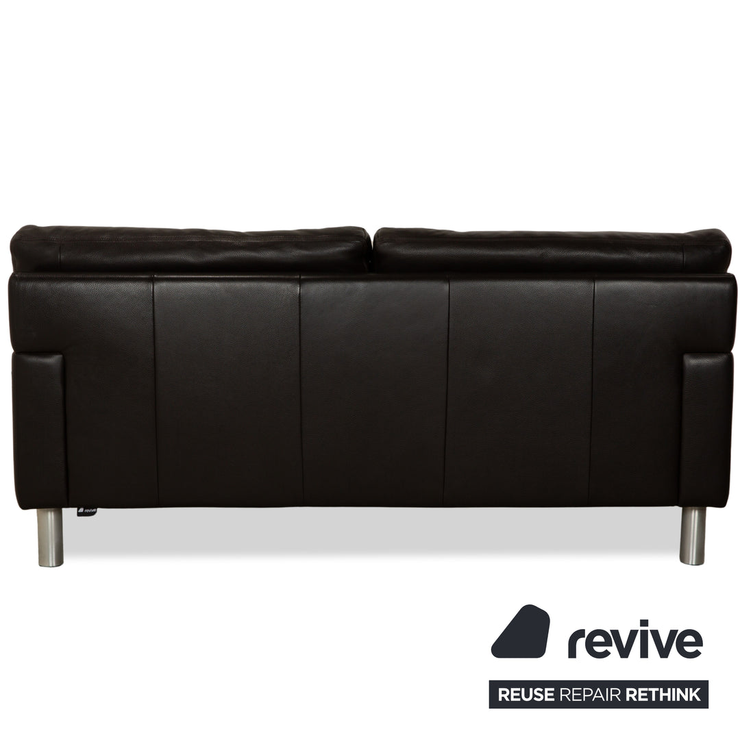 Erpo CL 300 Leder Zweisitzer Braun Sofa Couch