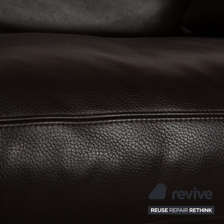 Erpo CL 300 Leder Zweisitzer Braun Sofa Couch