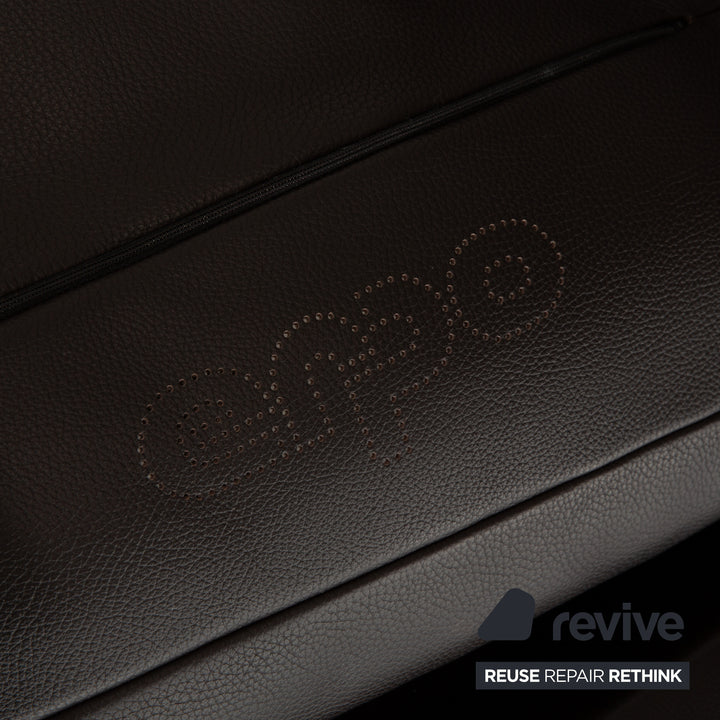 Erpo CL 300 Leder Zweisitzer Braun Sofa Couch