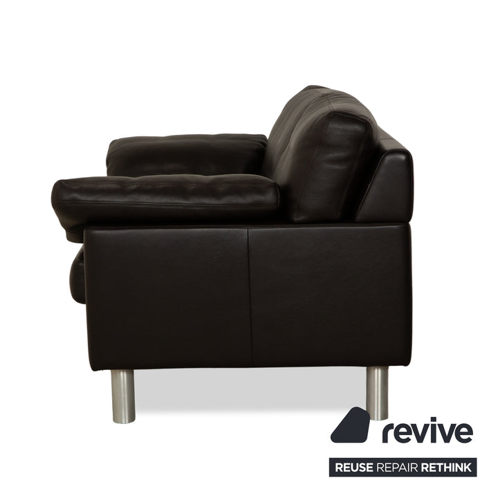 Erpo CL 300 Leder Zweisitzer Braun Sofa Couch