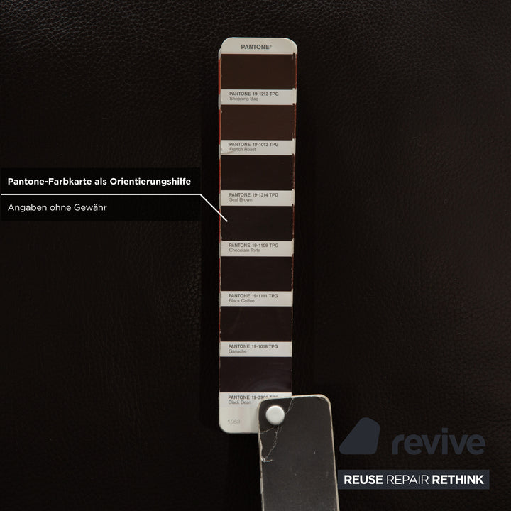 Erpo CL 300 Leder Zweisitzer Braun Sofa Couch