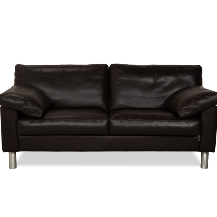 Erpo CL 300 Leder Zweisitzer Braun Sofa Couch