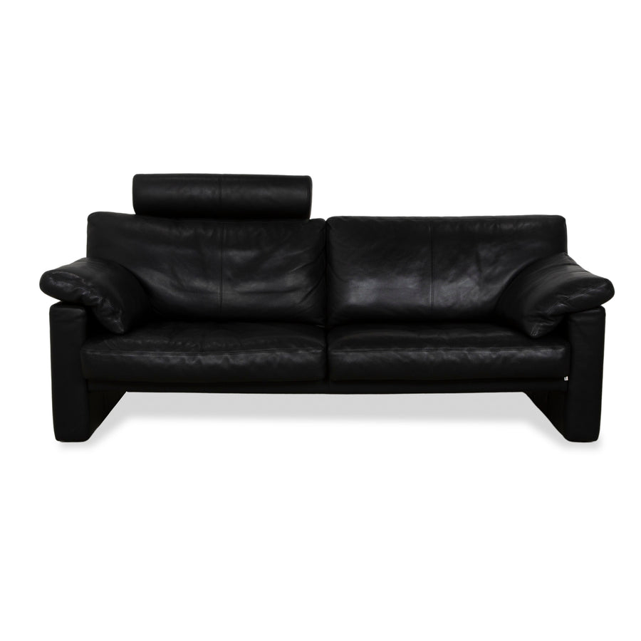 Erpo CL 300 Leder Zweisitzer Schwarz Sofa Couch