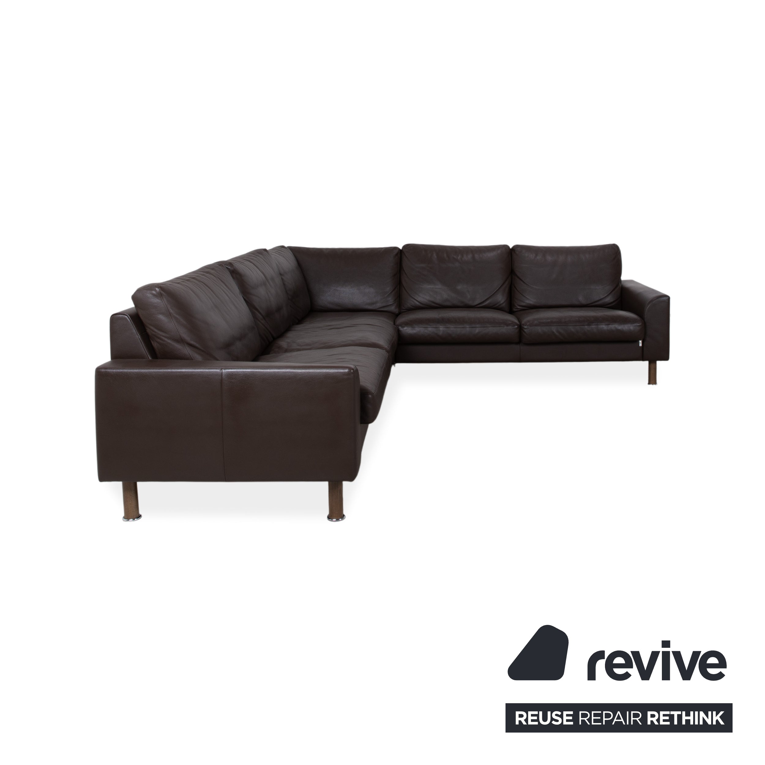 Erpo CL 500 Leder Ecksofa Braun Sofa Couch