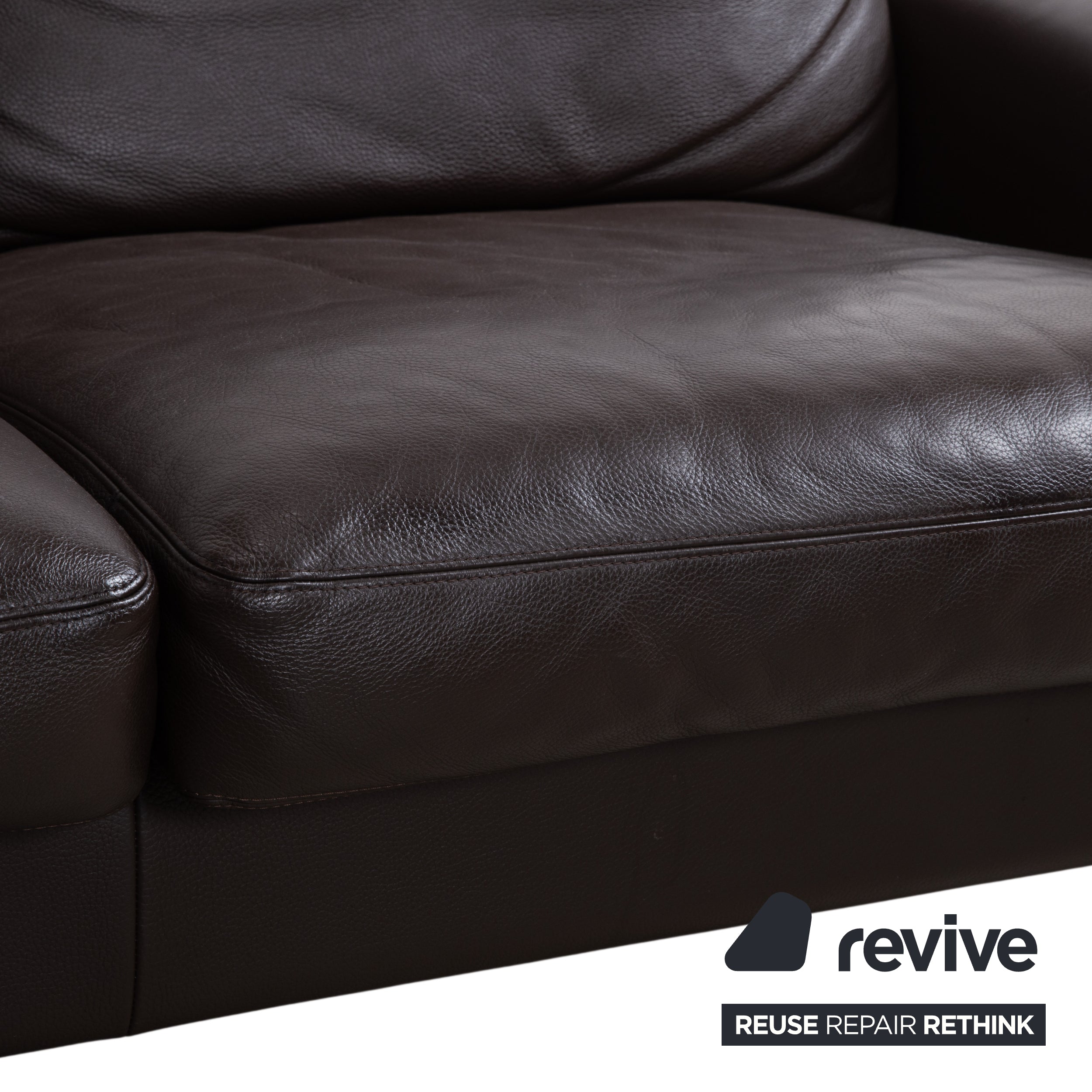 Erpo CL 500 Leder Ecksofa Braun Sofa Couch