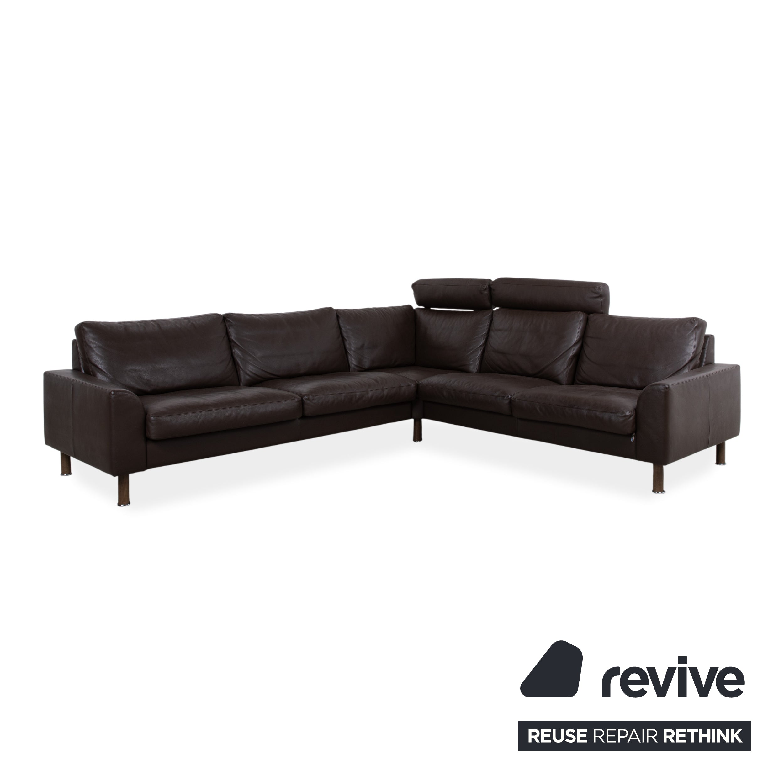 Erpo CL 500 Leder Ecksofa Braun Sofa Couch