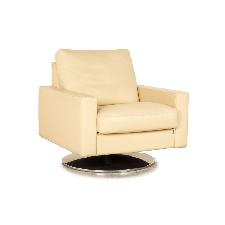 Erpo CL 500 leather armchair cream manual function