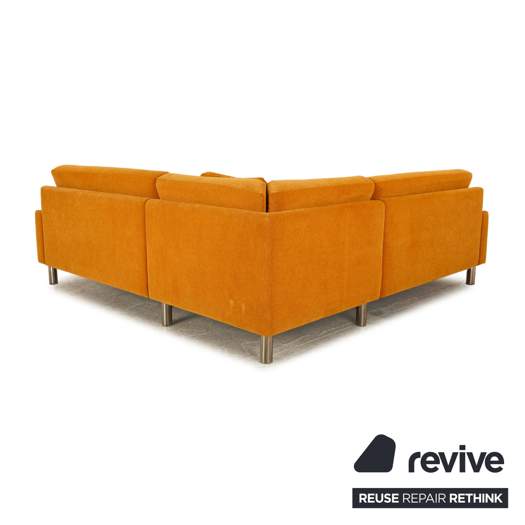 Erpo CL 500 Stoff Ecksofa Gelb Gold Sofa Couch