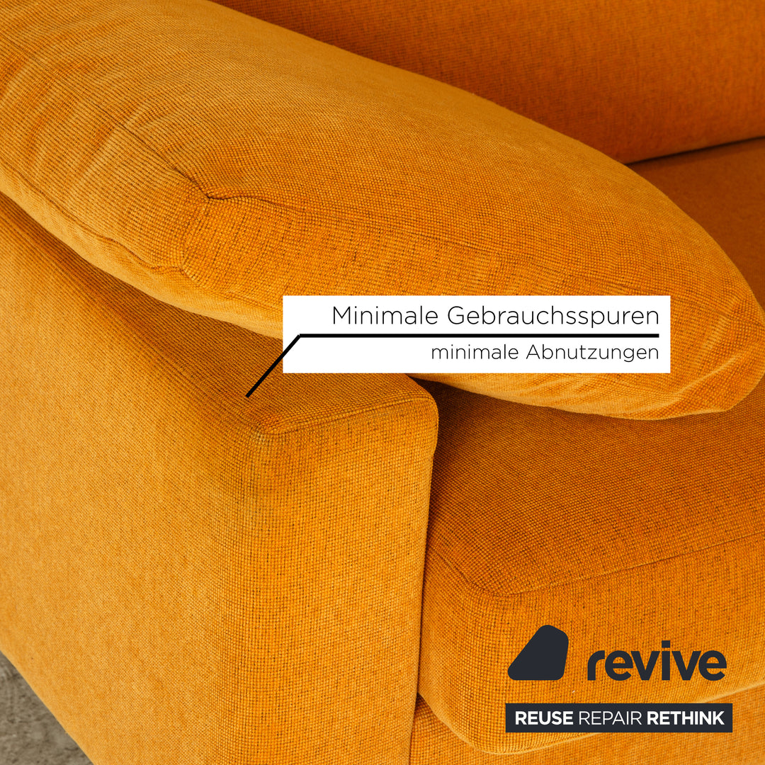 Erpo CL 500 Stoff Ecksofa Gelb Gold Sofa Couch