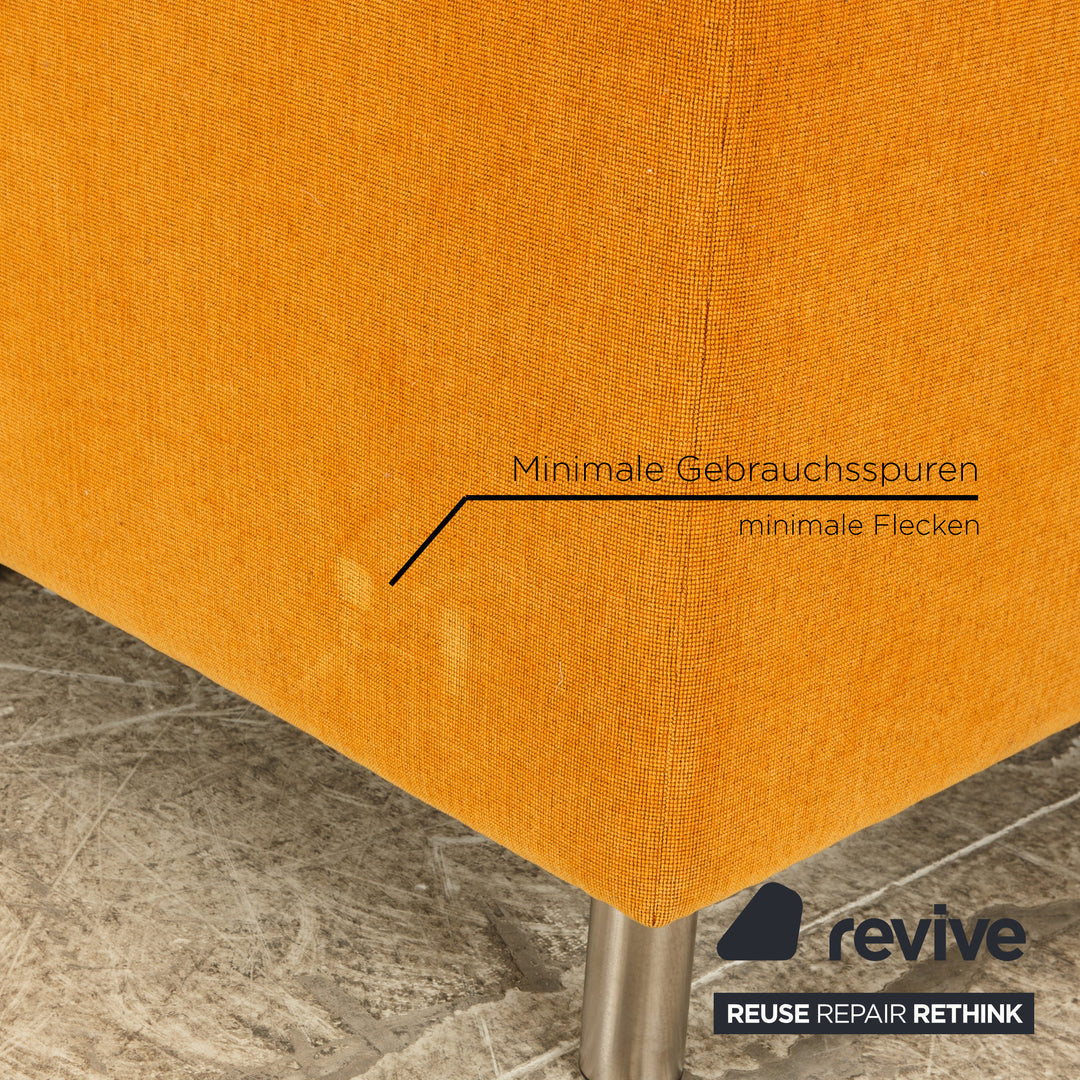 Erpo CL 500 Stoff Ecksofa Gelb Gold Sofa Couch