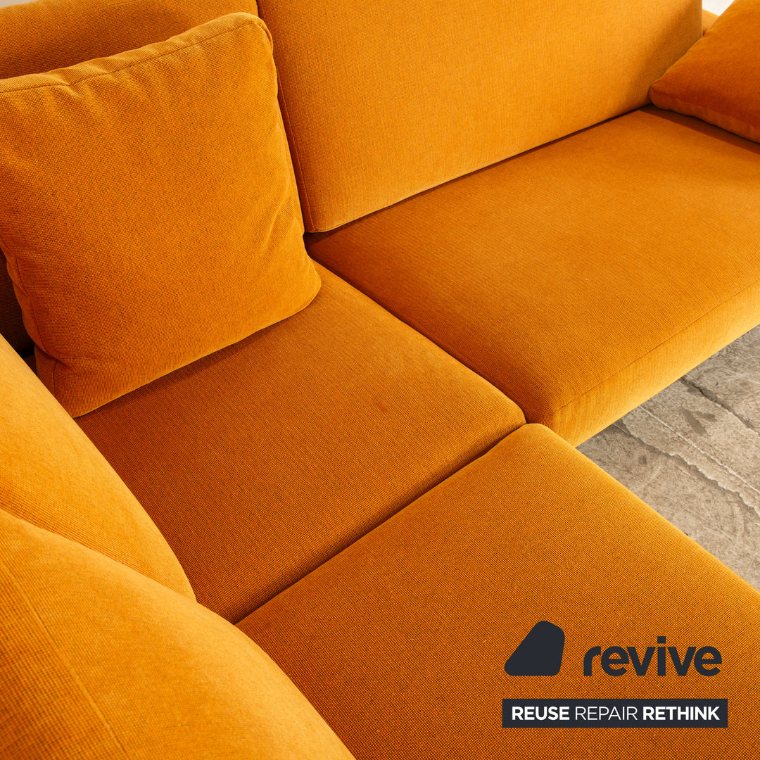 Erpo CL 500 Stoff Ecksofa Gelb Gold Sofa Couch