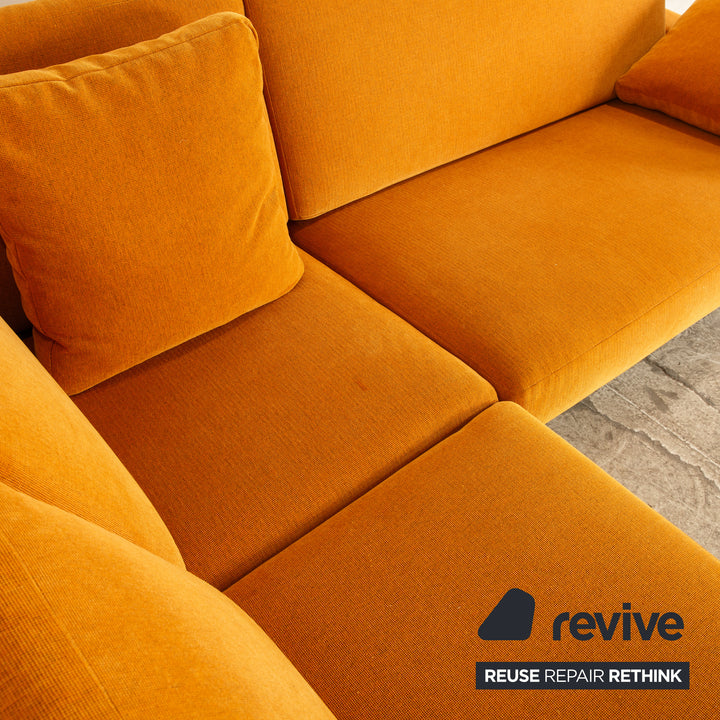 Erpo CL 500 Stoff Ecksofa Gelb Gold Sofa Couch