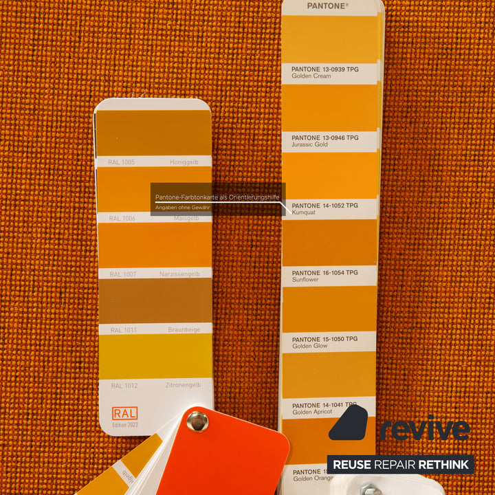 Erpo CL 500 Stoff Ecksofa Gelb Gold Sofa Couch