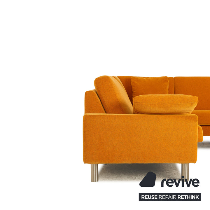 Erpo CL 500 Stoff Ecksofa Gelb Gold Sofa Couch