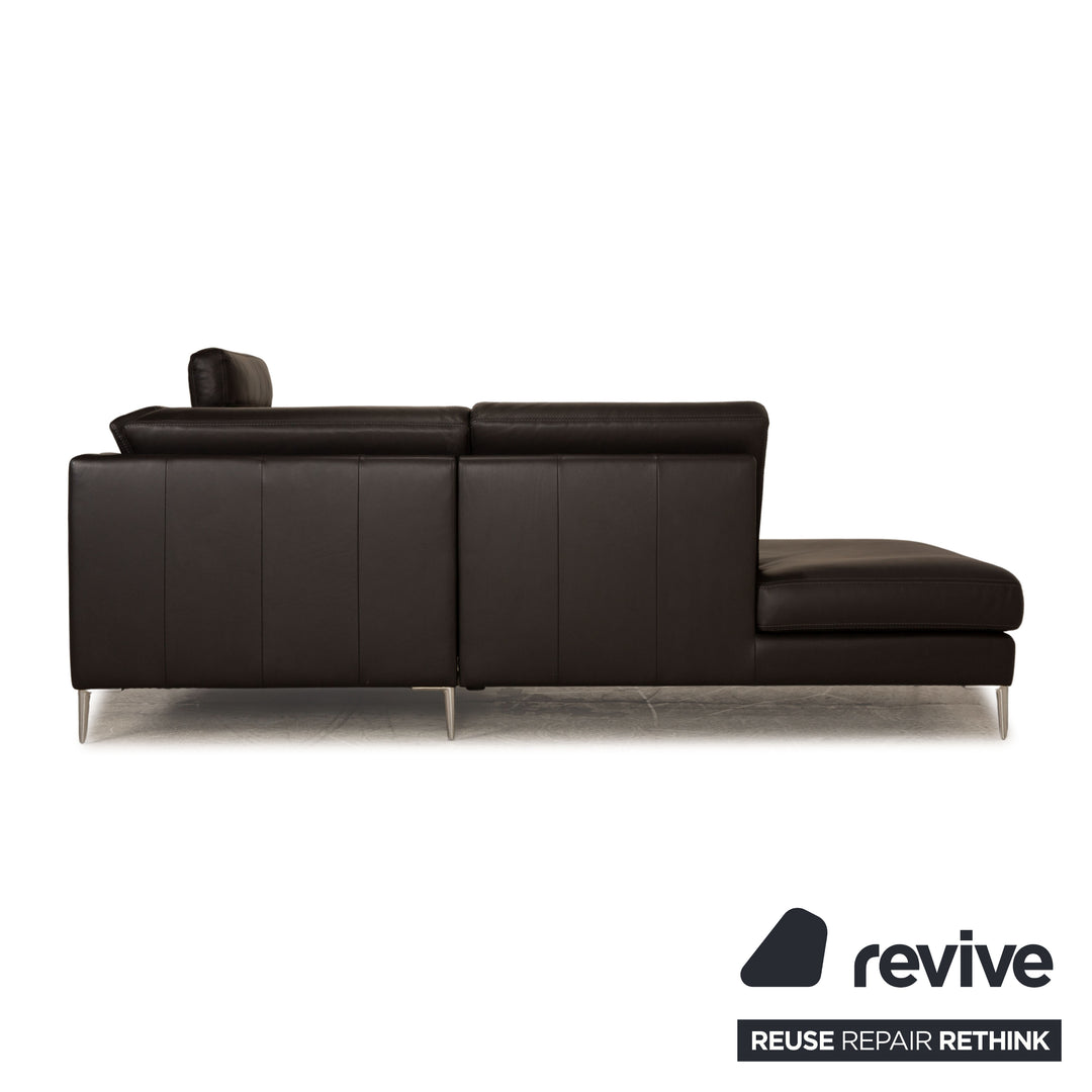 Erpo CL 650 Leder Ecksofa Anthrazit Sofa Couch Recamiere Links