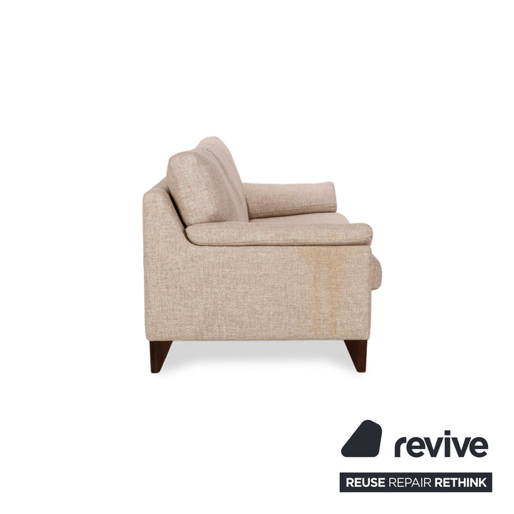 Erpo CL 650 canapé deux places en tissu beige fonction manuelle