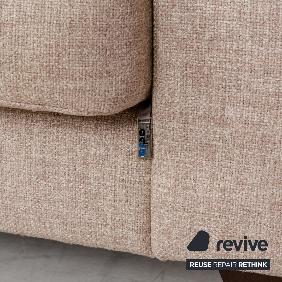 Erpo CL 650 canapé deux places en tissu beige fonction manuelle
