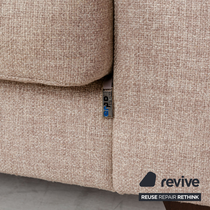 Erpo CL 650 canapé deux places en tissu beige fonction manuelle