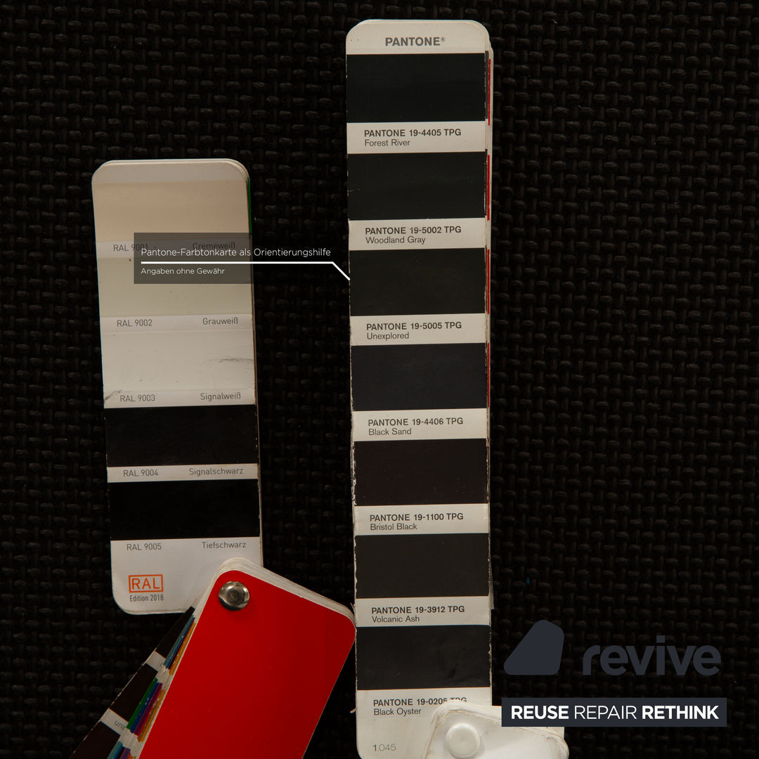 Erpo CL 820 Stoff Dreisitzer Schwarz Sofa Couch