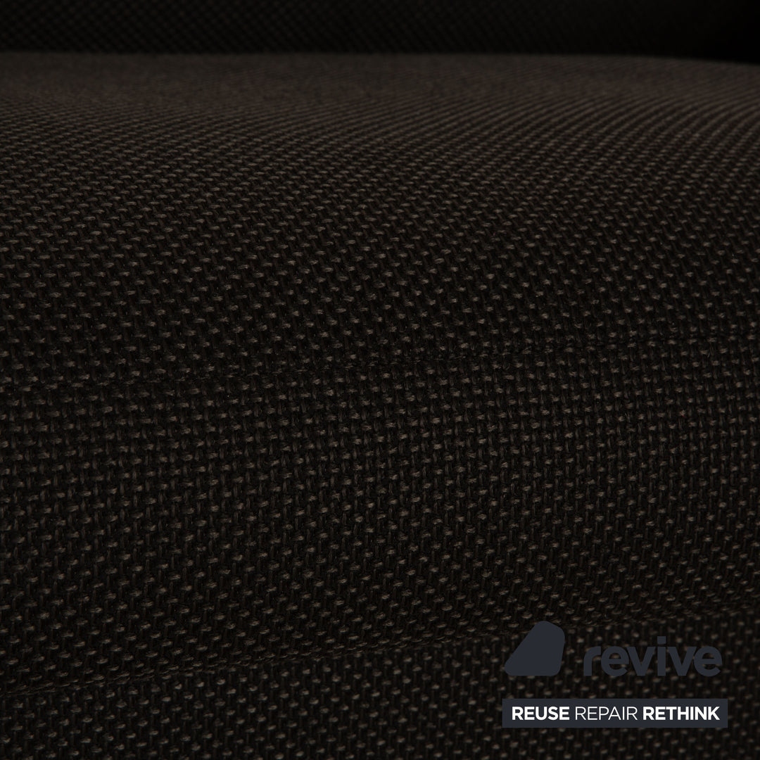 Erpo CL 820 Stoff Dreisitzer Schwarz Sofa Couch