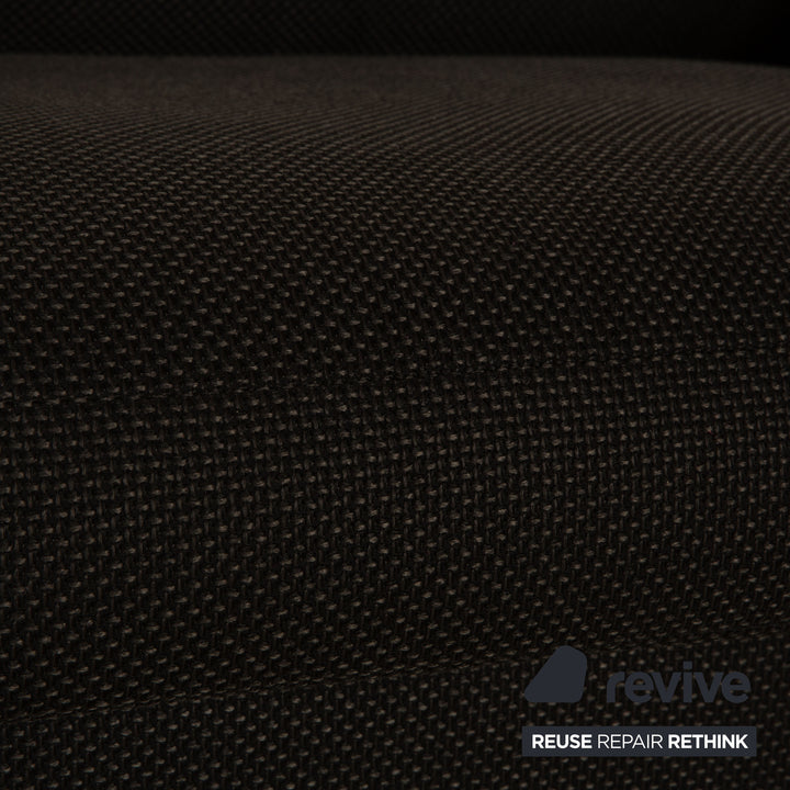 Erpo CL 820 Stoff Dreisitzer Schwarz Sofa Couch