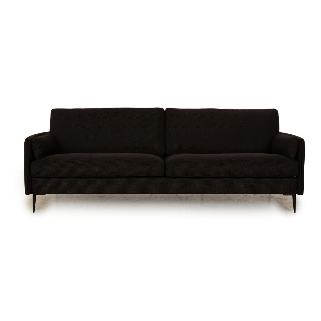 Erpo CL 820 Stoff Dreisitzer Schwarz Sofa Couch