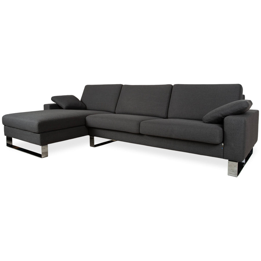 Erpo CL500 Stoff Ecksofa Grau Anthrazit Sofa Couch