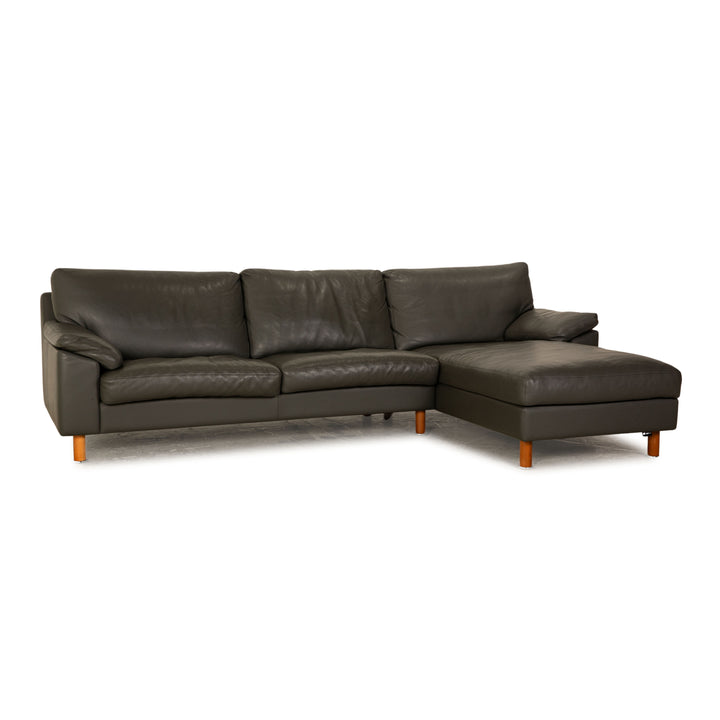 Erpo Classics 650 Leder Ecksofa Grau Sofa Couch