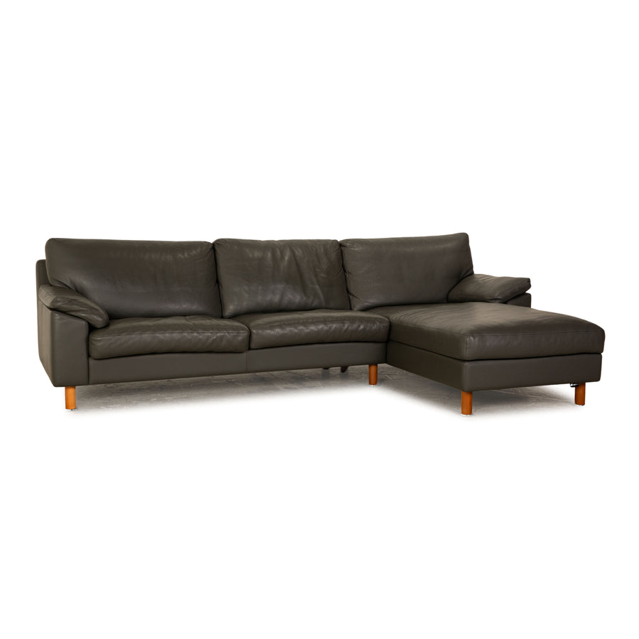 Erpo Classics 650 Leder Ecksofa Grau Sofa Couch