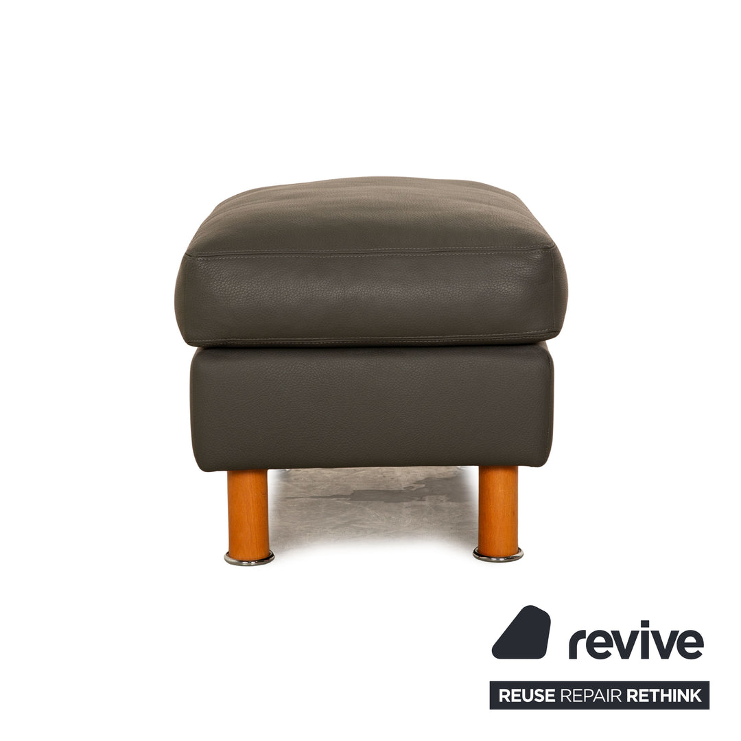 Erpo Classics 650 Leder Hocker Grau