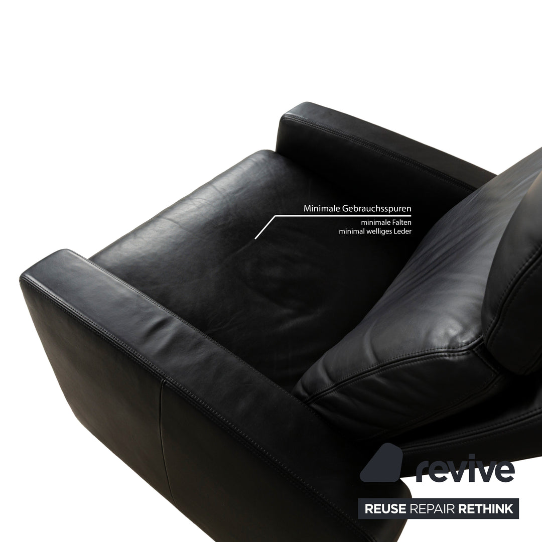 Erpo Just Relax Leather Armchair Black manual function