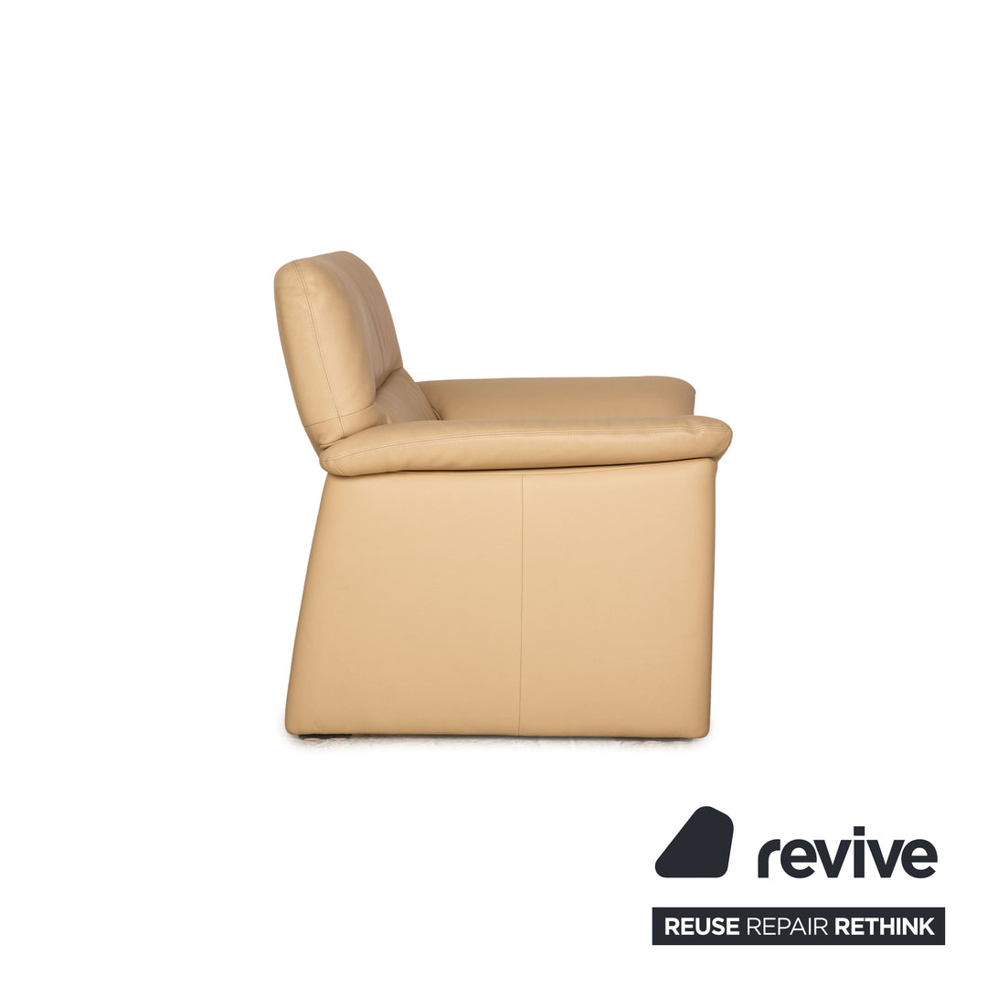 Erpo leather armchair cream
