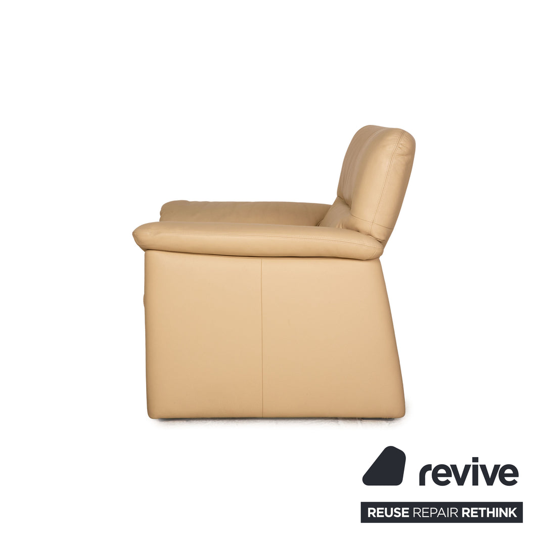 Erpo leather armchair cream