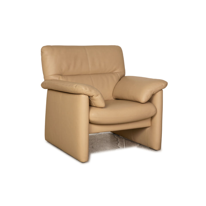 Erpo leather armchair cream