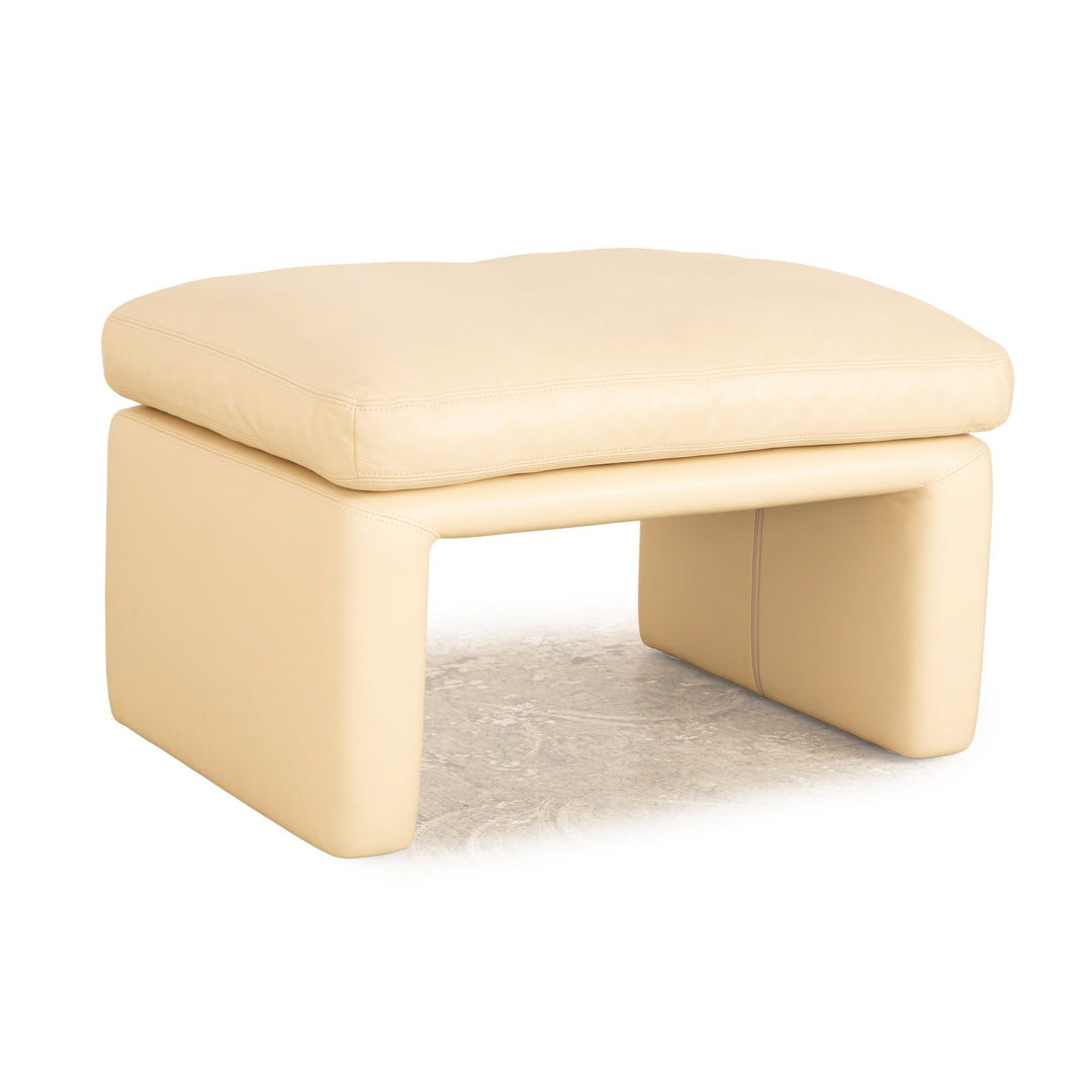 Erpo Manhatten Leder Hocker Creme