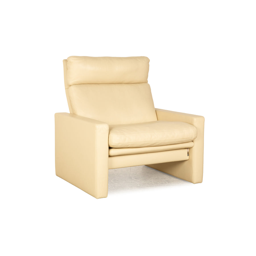 Erpo Manhattan fauteuil en cuir crème fonction manuelle