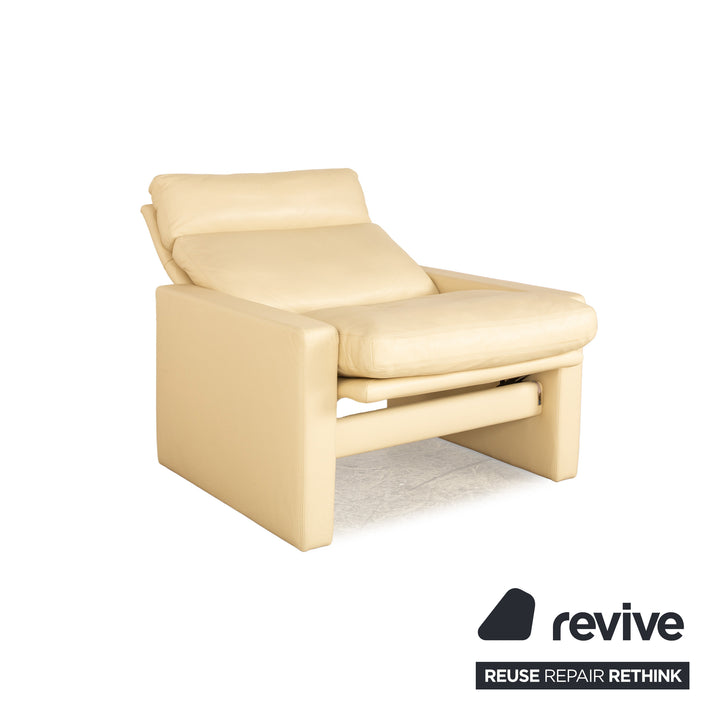 Erpo Manhattan fauteuil en cuir crème fonction manuelle