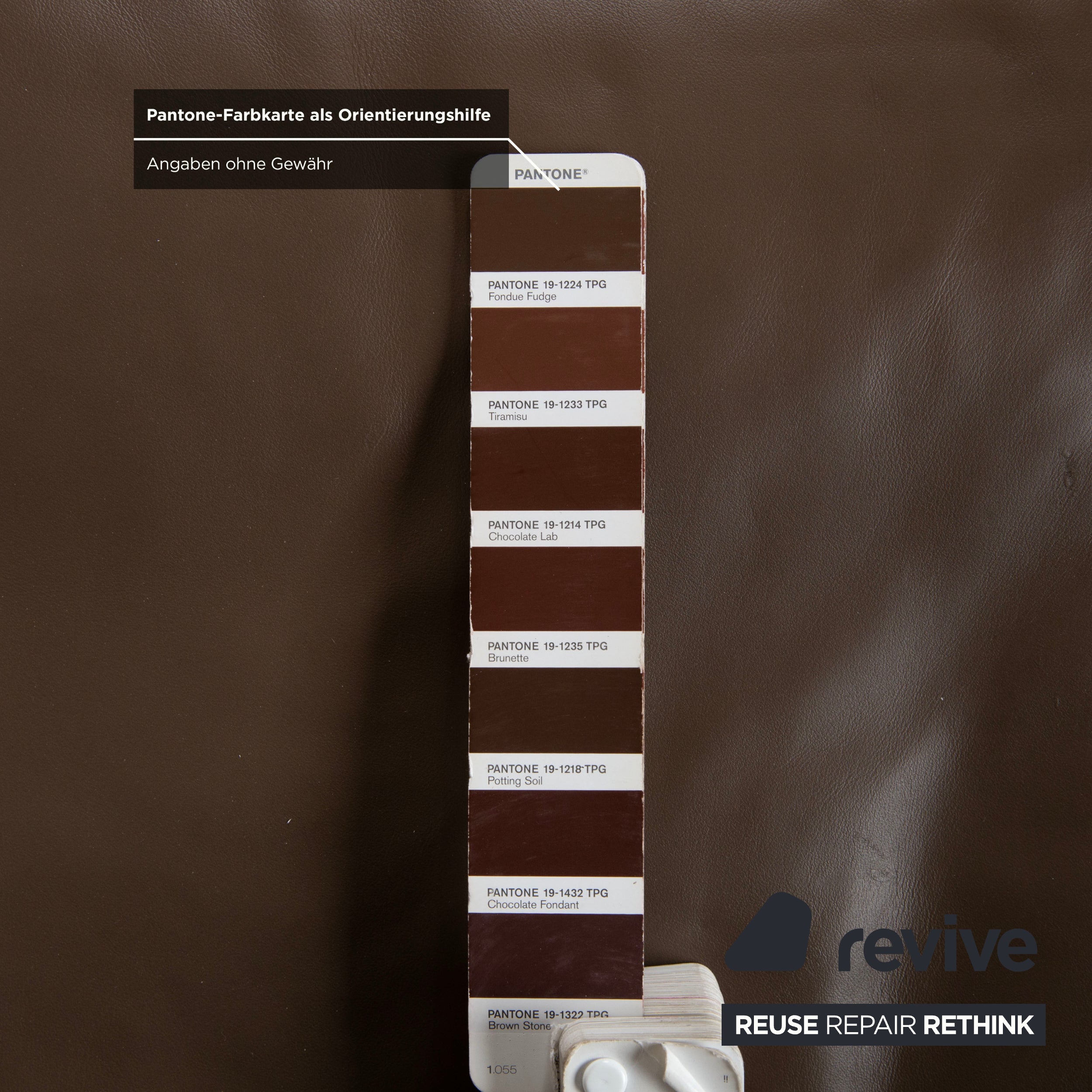 Erpo Porto Leder Dreisitzer Braun manuelle Funktion Sofa Couch