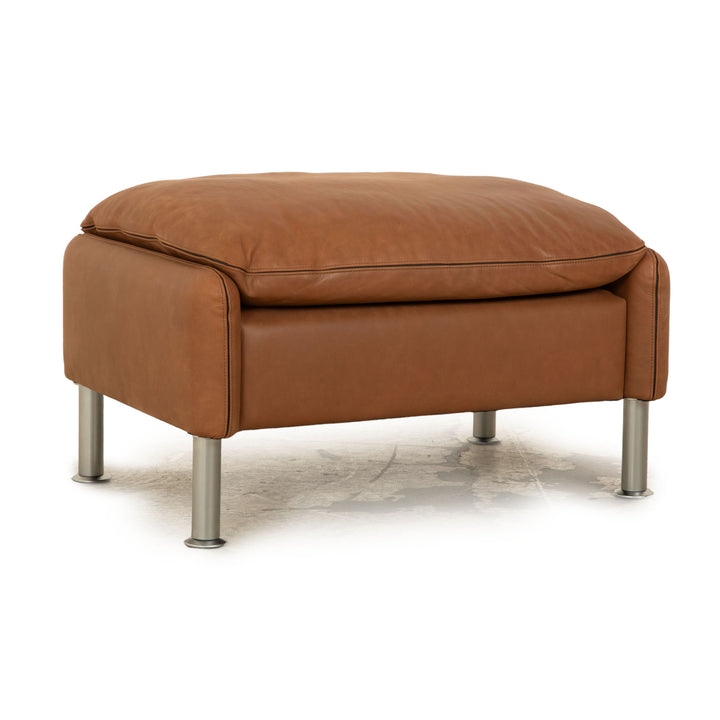 Erpo Porto Leather Stool Brown