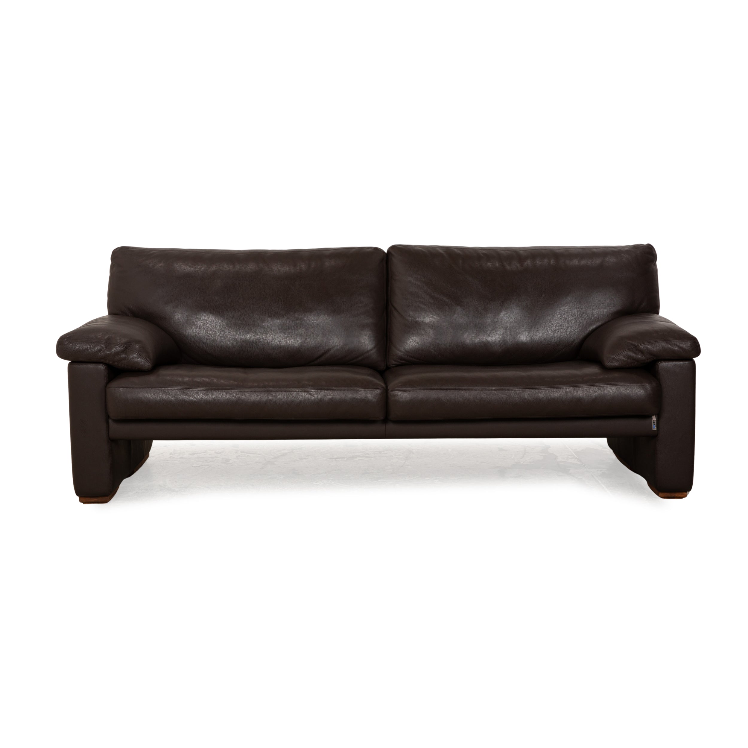 Erpo Santana Leder Dreisitzer Braun Sofa Couch manuelle Funktion