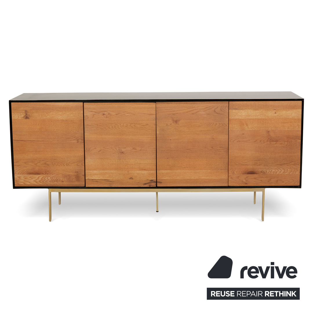 Ethnicraft Blackbird Holz Sideboard Braun Schwarz Anrichte Kommode