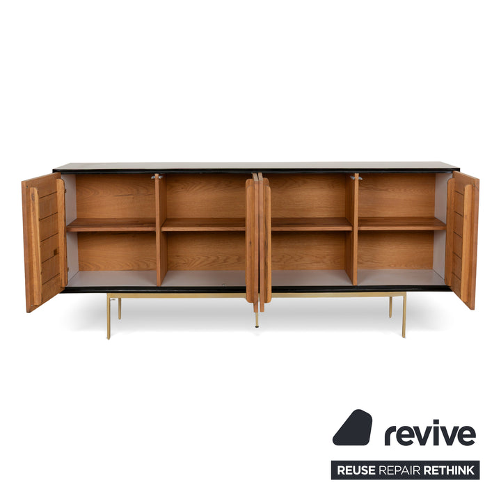 Buffet en bois Ethnicraft Blackbird marron et noir avec commode
