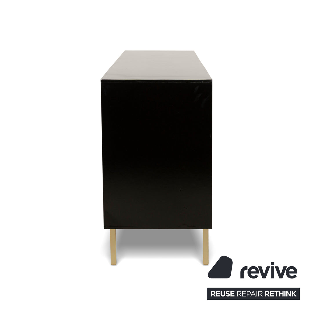 Ethnicraft Blackbird Holz Sideboard Braun Schwarz Anrichte Kommode