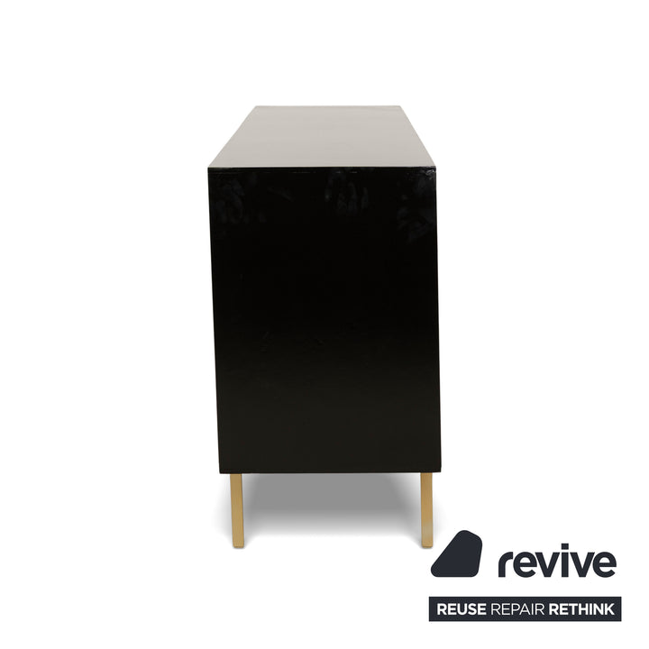 Ethnicraft Blackbird Holz Sideboard Braun Schwarz Anrichte Kommode