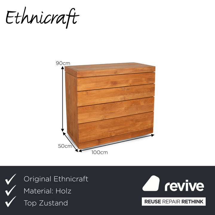 Ethnicraft Burger Holz Sidebaord Braun