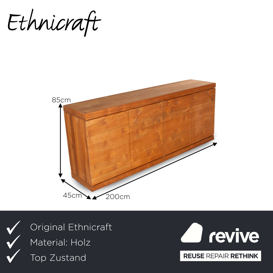 Ethnicraft Burger Holz Sidebaord Braun