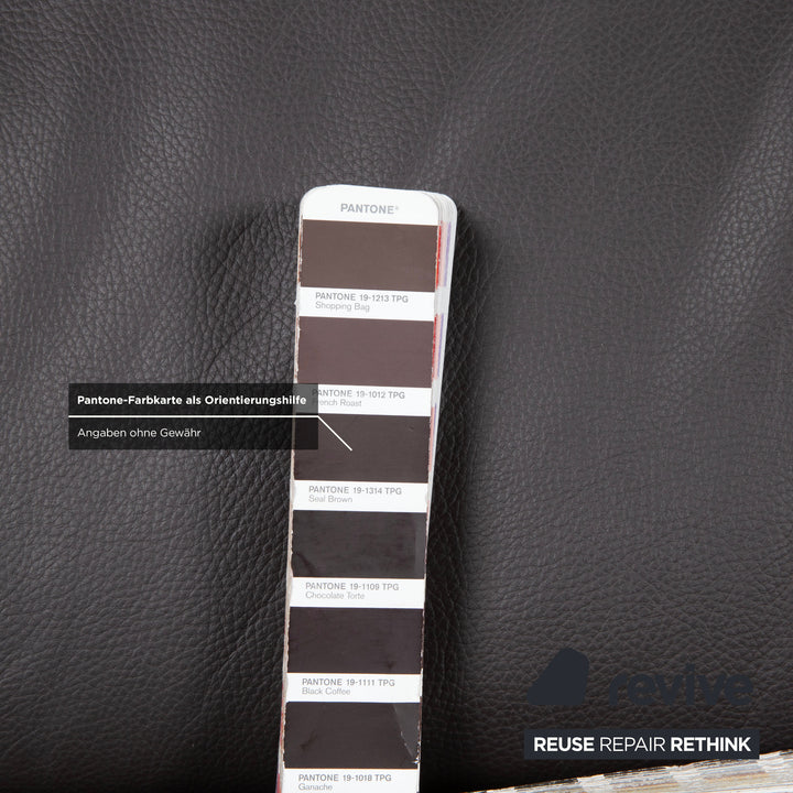 Ewald Schillig Bentley Leder Zweisitzer Braun Sofa Couch