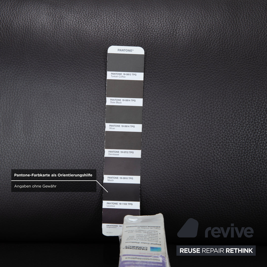 Ewald Schillig Brand Blues Leder Ecksofa Braun