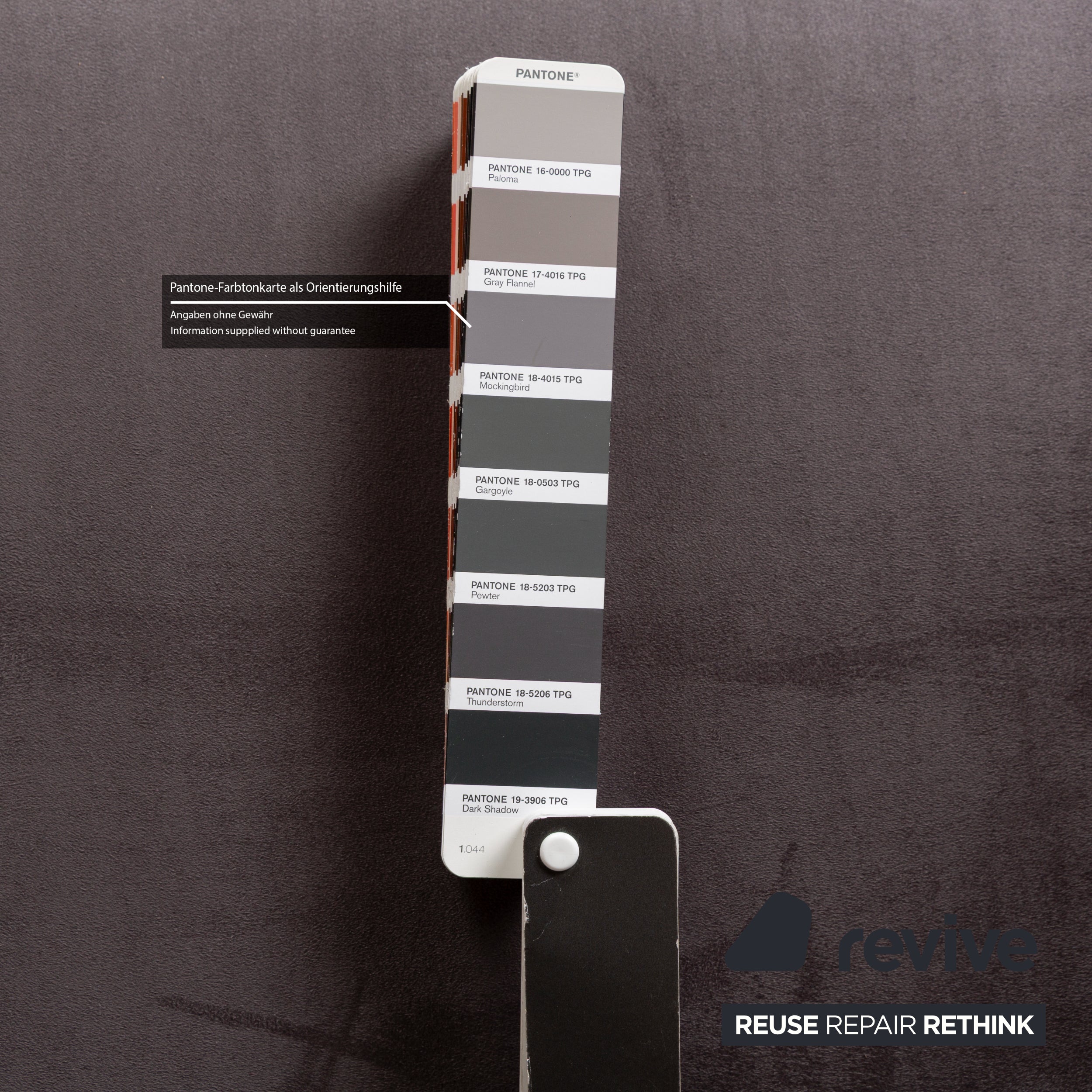 Ewald Schillig Brand Face Canapé d'angle en tissu gris avec récamière à droite, canapé, fonction manuelle, nouveau revêtement