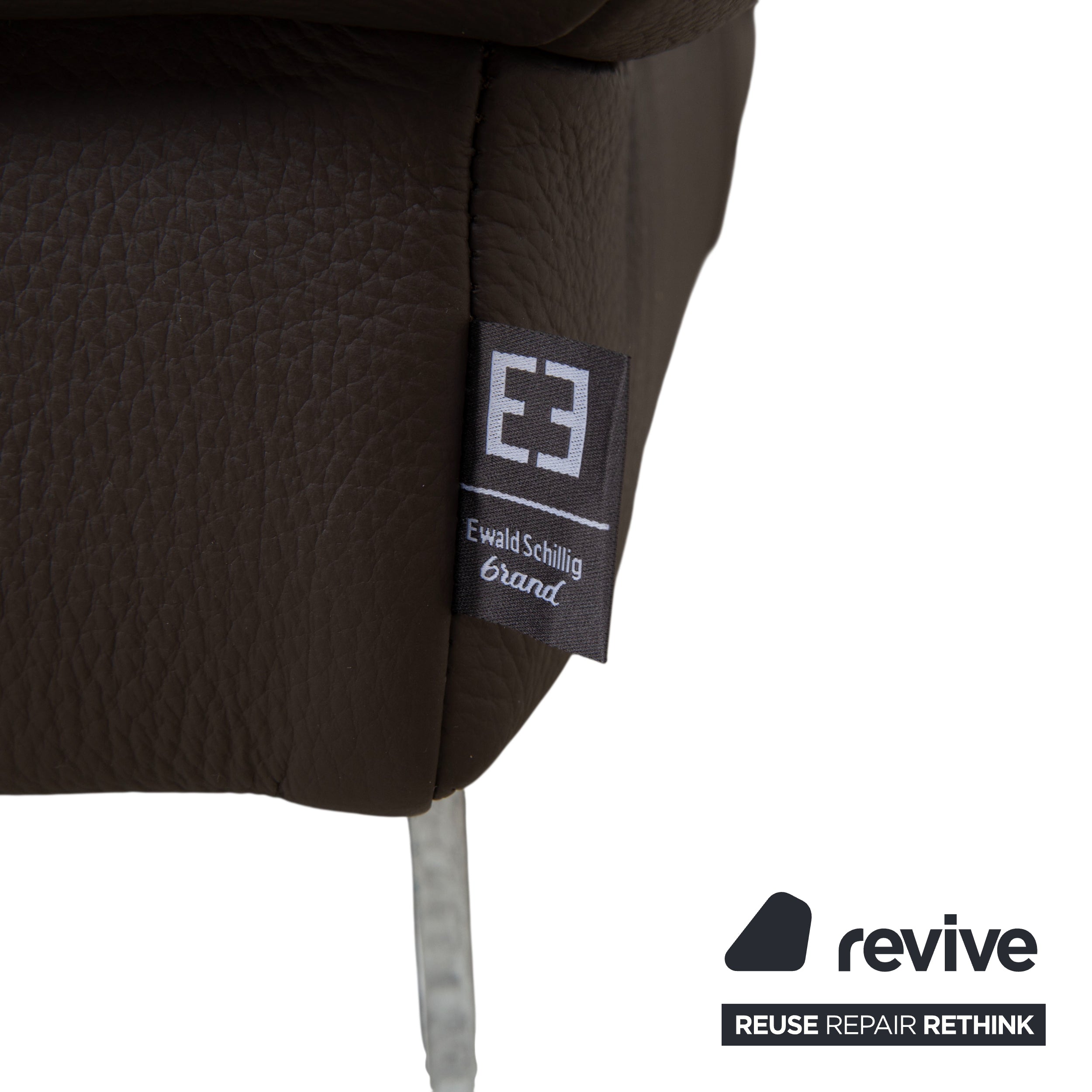 Ewald Schillig Brand Face Leder Ecksofa Braun Sofa Couch elektrische Funktion